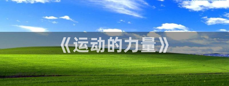 尊龙官方正版app神州：《运动的力量》