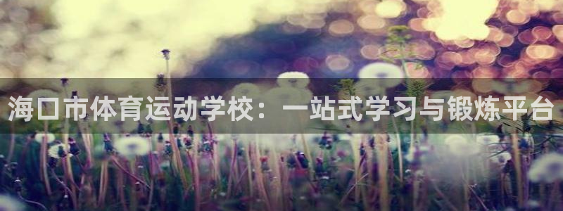 尊龙官方集团官网：海口市体育运动学校：一站式学习与锻